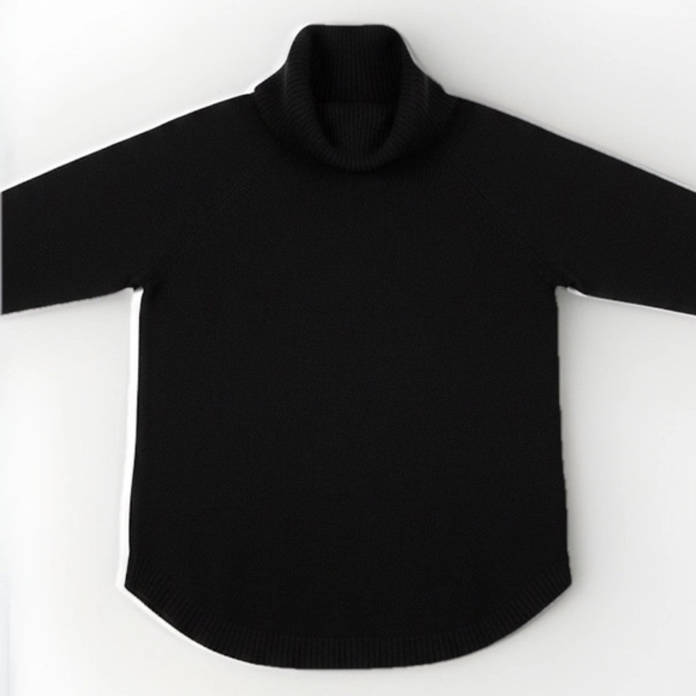 By Design Black Cowl Neck Raglan Sweater